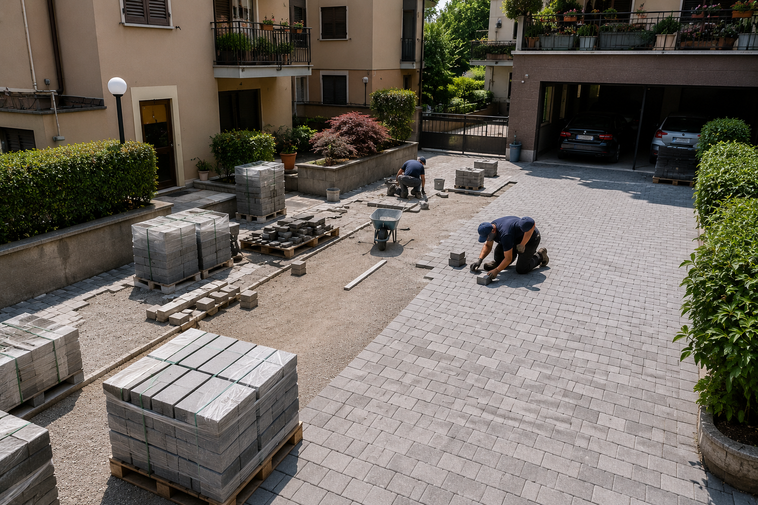 Rifacimento del cortile condominiale, come si dividono i costi Rifacimento del cortile condominiale, come si dividono i costi
