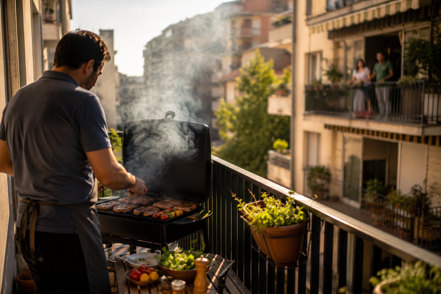 Il barbecue sul balcone in condominio è davvero consentito? Il barbecue in condominio è davvero consentito?